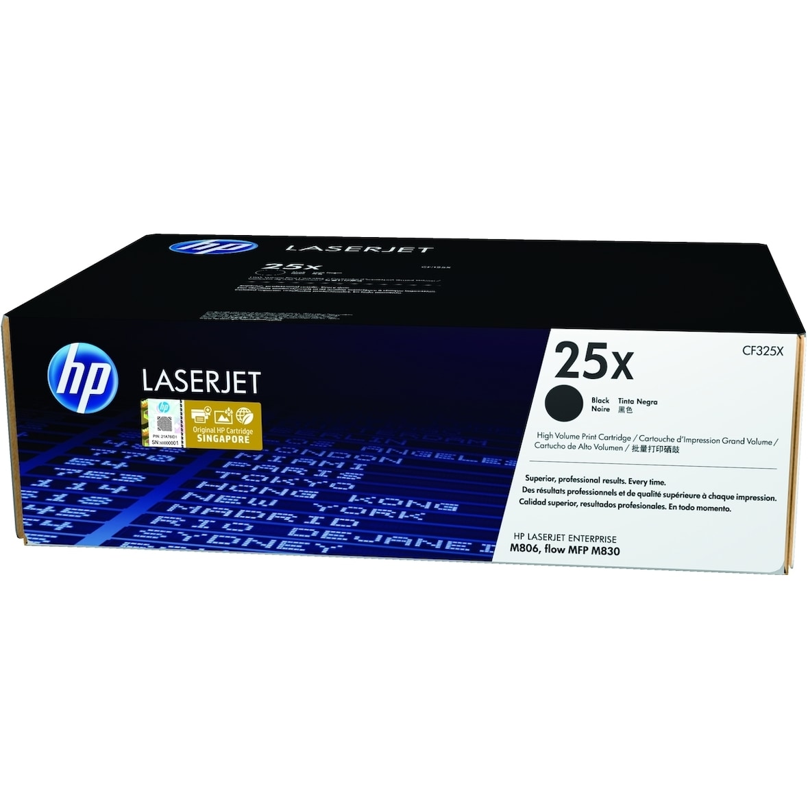 HP 25X cartucho de tóner 1 pieza(s) Original Negro