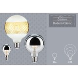 thumbnail of Paulmann Modern Classic Edition Standard 230 V Sphérique LED Calotte réflectrice E27 360lm 4,8W 2700K gradable Calotte argentée 28668
