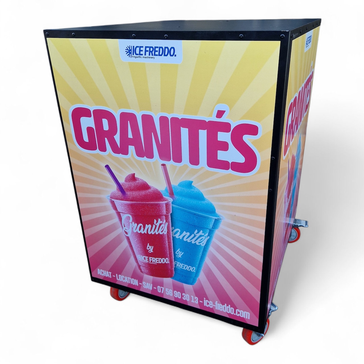 Chariot pour machine à granité - Ice Freddo - 60x70x93cm