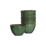 thumbnail of Leonardo MATERA Keramikschale 15,3 cm grün 6er Set