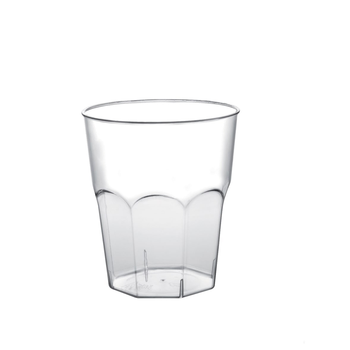 Goldplast Bicchiere Cocktail Trasparente 350cc in Polipropilene - Set 20 pezzi. Infrangibile, Lavabile in lavastoviglie, Riutilizzabile e Riciclabile.