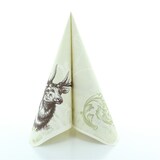 thumbnail of Sovie HORECA Serviette Wild in braun aus Linclass® Airlaid 40 x 40 cm, 5x50 Stück