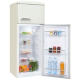 thumbnail of Exquisit Retro Kühl-Gefrierkombination RKGC270-45-H-160E magnolienweiss, 206 l Fassungsvermögen