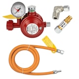 thumbnail of GOK Anschluß Set Druckminderer Schlauchbruchsicherung Gasschlauch Winkel