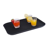 thumbnail of METRO PROFESSIONAL Plateau de service, fibre de verre, 53 x 32.5 x 1.85 cm, rectangulaire, noir