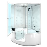 thumbnail of Dampfdusche Whirlpool Dusche Duschkabine K60-WS-EH 140x140cm OHNE Zusatzoptionen