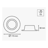 thumbnail of Downlight LED Combi Redondo 12W 3000K + 12W 4000K