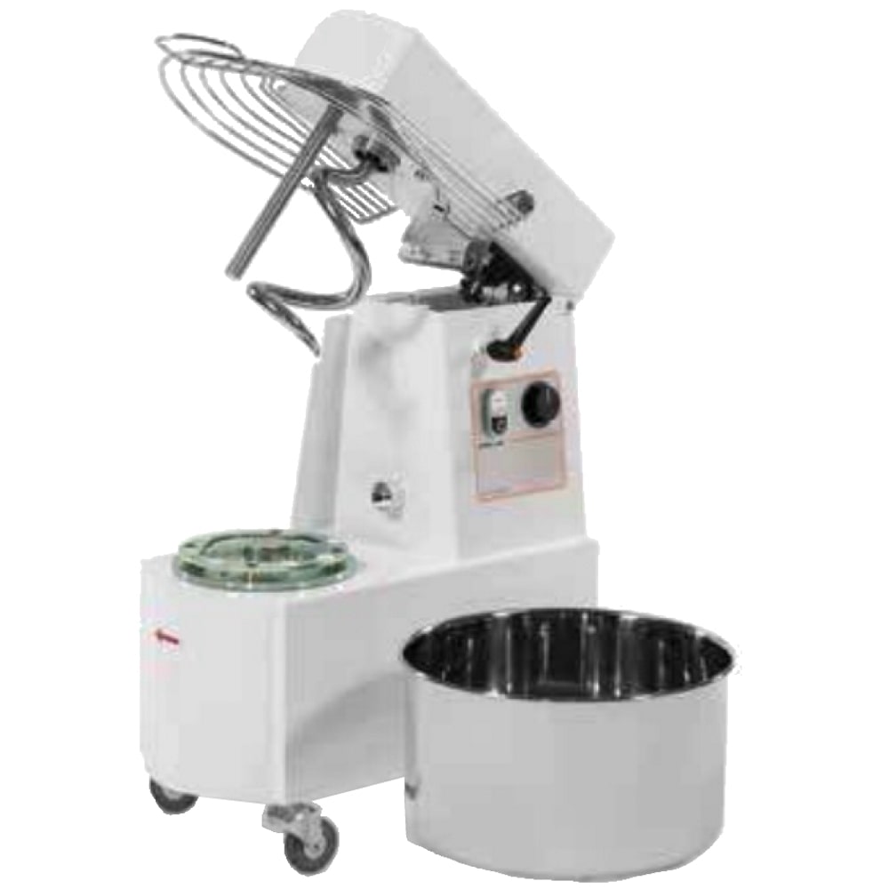 Knetmaschine mit klappbarem kopf von 48 liter - 480x810x870 mm - 2200 W 230/1V - 55050261 Eurast