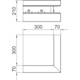 thumbnail of OBO Bettermann Außeneck GS-AA70210RW 6278010