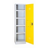 thumbnail of Umweltschrank Gefahrstoffschrank Pflanzenschutzschrank195x50x42,2cm grau/gelb 566246