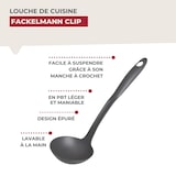 thumbnail of Fackelmann Clip Keukenopscheplepel