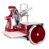thumbnail of FAC - Affettatrice manuale a volano verticale salumi, lama diametro 370 mm, colori di serie rosso, mod.370VOLANOSTD