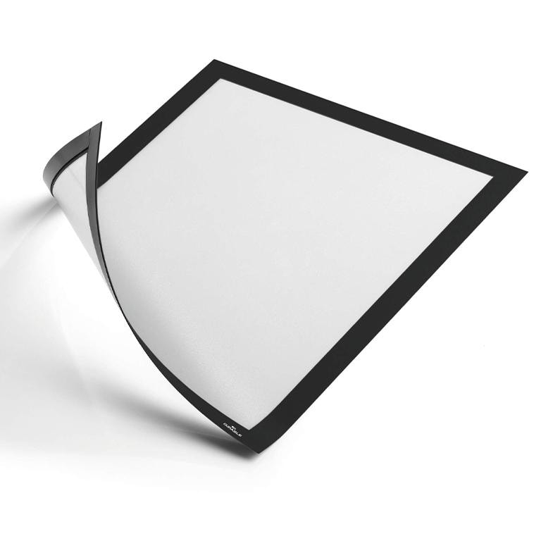 DURABLE Sachet 5 Cadres d'affichage Duraframe A4 - magnétique toute surface métallique - Noir