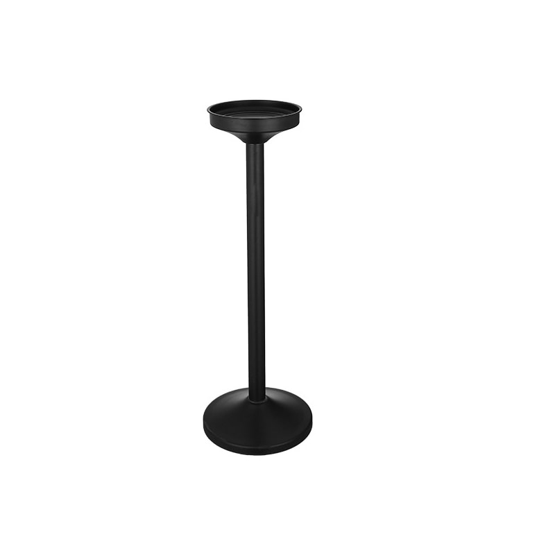 Support pour refroidisseur à vin, acier inoxydable, noir H. 725 mm