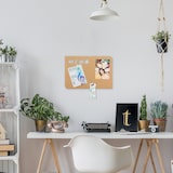 thumbnail of Securit® Quadro de cortiça de parede - Silhueta Memo - Alfinetes e fita dupla face incluídos para fixação