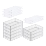 thumbnail of PROREGAL MegaDeal 8x Transparenter Eurobehälter LightLine mit offenem Griff und Scharnierdeckel | HxBxT 12x40x60cm | 24 Liter | Eurobox