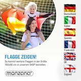 thumbnail of MONZANA® Fahnenmast Aluminium Teleskop 630cm Bodenhülse 60cm inkl. Flagge Flaggenmast Mast Flagge Alu