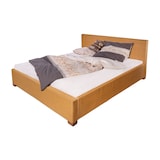 thumbnail of Loombett Korbbett Doppelbett Honigfarben aus Loom-Geflecht 160 x 200 cm TUNIS