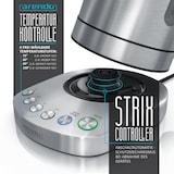 thumbnail of Arendo Wasserkocher 1,7 l, 3000 W, Edelstahl, Schnellkoch, einstellbare Temperatur, Warmhaltefunktion