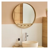 thumbnail of Miroir rond chêne NESTO 60x60cm