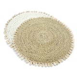 thumbnail of Bazar Bizar Placemat van zeegras schelpen 38x38x1 cm naturel - Set van 6