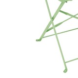 thumbnail of Chaises de terrasse pliantes en acier Bolero vert clair (Lot de 2)