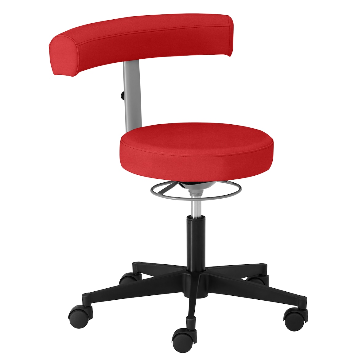 Mayer Sitzmöbel, Funktionsdrehstuhl 1371, Rot, 1371_30311