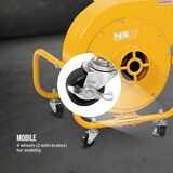 thumbnail of MSW Unità di aspirazione mobile - 850 m³/h - 56 L - per il legno