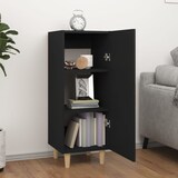 thumbnail of vidaXL Sideboard Schwarz 34,5x34x90 cm Holzwerkstoff