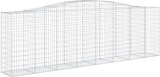 thumbnail of vidaXL Gabionen mit Hochbogen 20 Stk 400x50x120/140cm Verzinktes Eisen