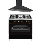 thumbnail of Solthermic Combo Pack Cocina Profesional + Campana Negra Rústica H90pr