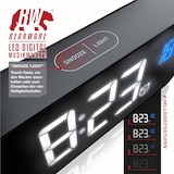thumbnail of BEARWARE digitaler Wecker mit Netzteil und extra großen 2200 mAh Akku - Musikwecker Reisewecker - 13 Songs und Klingeltöne - Temperaturanzeige