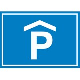thumbnail of P Parkhaus Parkgarage Symbol Schild A0 Rückseite selbstklebend