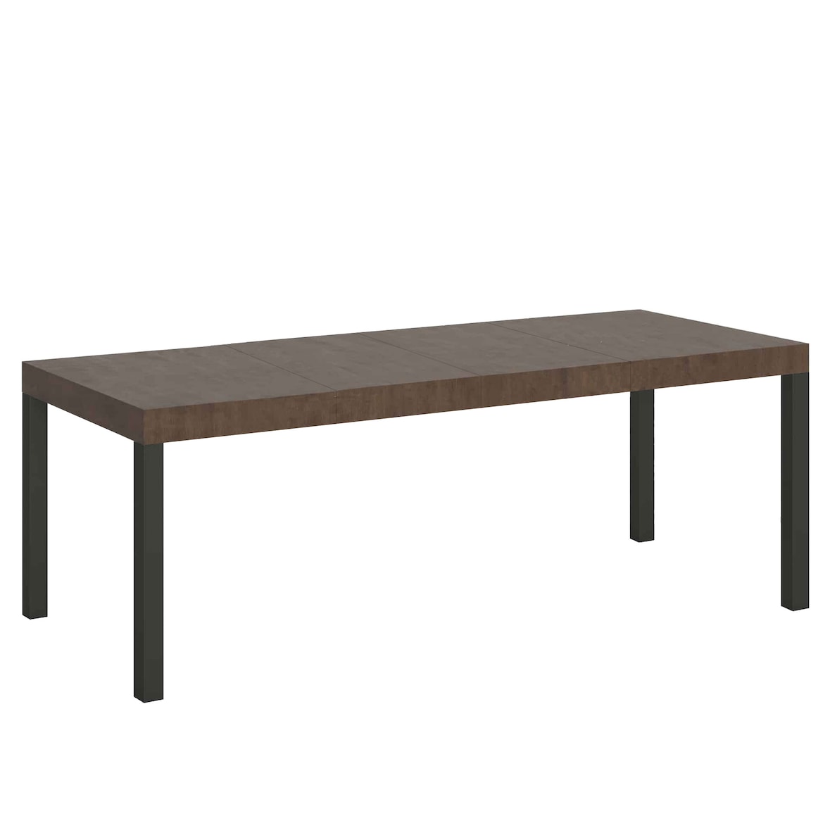 Tavolo allungabile 90x180/284 cm Everyday Premium Noce telaio Antracite