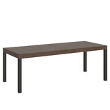 thumbnail of Tavolo allungabile 90x180/284 cm Everyday Premium Noce telaio Antracite
