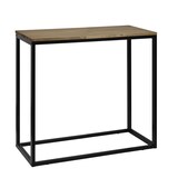 thumbnail of Consola Recibidor iCub 100x35x82cm Negro en madera maciza de pino acabado vintage estilo industrial Box Furniture