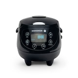 thumbnail of Reishunger Digitaler Mini Reiskocher und Dampfgarer, Schwarz - Timer - kleiner Multikocher, 8 Programme, 7-Phasen-Kochtechnologie, 1-3 Personen