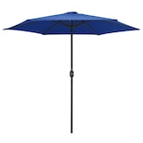 thumbnail of Helloshop26 - Parasol d'extérieur et mât en aluminium 270 x 246 cm bleu azuré 02_0008287