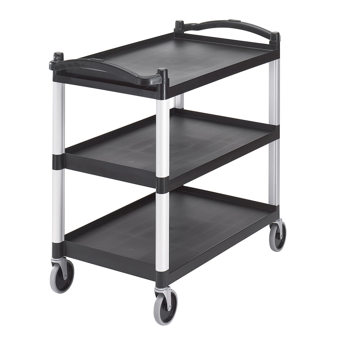 CAMBRO - BC340KD-110 - Carrello porta pannelli con 3 ripiani 80 x 52 cm - 101,5 x 54 x 95 cm - Nero (pannelli non inclusi)