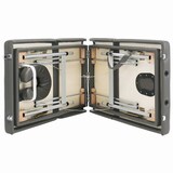 thumbnail of Helloshop26 - 4-teilige Massageliege mit Edelstahlrahmen 186 x 68 cm anthrazit 02_0001799