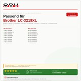 thumbnail of Druckerpatronen 5er Sparset kompatibel zu Brother MFC-J5330DW MFC-J6530DW MFC-J6930DW - Ersetzt LC-3219XL - ca. 3.000/1.500 Seiten