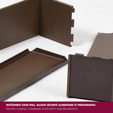thumbnail of Gobel - Pâté long uni - antiadhérent - à charnière - fond démontable - 300 x 80 x 80 mm - 219710