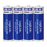 thumbnail of LogiLink LR6B4 - Einwegbatterie - AA - Alkali - 1,5 V - 4 Stück(e) - 1700 mAh
