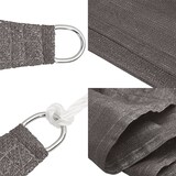 thumbnail of vidaXL Sonnensegel 160 g/m² Anthrazit 2,5x2,5 m HDPE