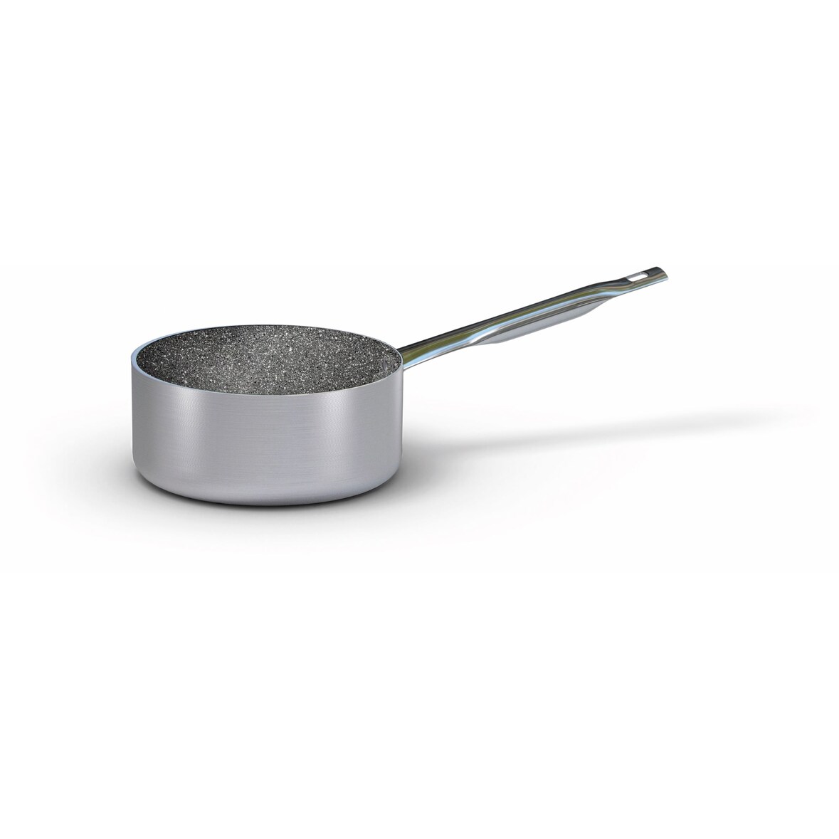 Ballarini 2826.20 casseruola media 1m 20cm - alluminio anti aderente granite professionale con finitura esterna in alluminio satinato
