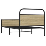 thumbnail of vidaXL Bettgestell ohne Matratze 107x203 cm Sonoma-Eiche Holzwerkstoff
