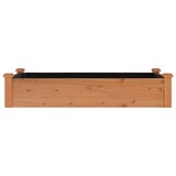 thumbnail of vidaXL Hochbeet mit Einsatz Braun 120x60x25 cm Massivholz Tanne