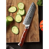 thumbnail of XinZuo - Cuchillo Santoku pequeño de Damasco - Serie B13R Yu