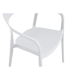 thumbnail of METRO PROFESSIONAL Cadeira de exterior empilhável Laveria, com braços, plástico, branco