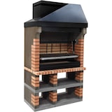 thumbnail of MF - Grillkamin Modell Pan America Plus XL (Grau, Orange - 120 x 70 x 220 cm) REF: 3550/2 - Für Außenbereich